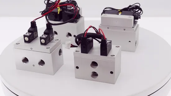 Válvula Solenoide del generador de oxígeno de 4 vías y 2 posiciones G 1/4 