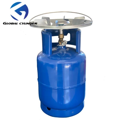 Hogar recargable del uso industrial del cilindro del LPG del gas propano 3kg
