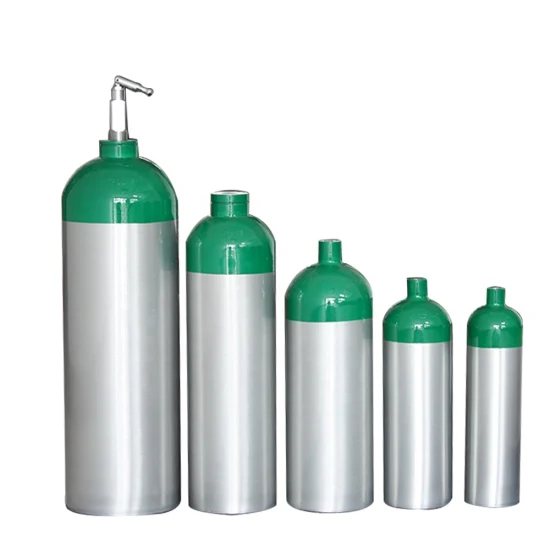 Cilindros de aluminio de CO2 de 1,5 lb/2,5 L/5 lb para bebidas seguros de usar a la venta